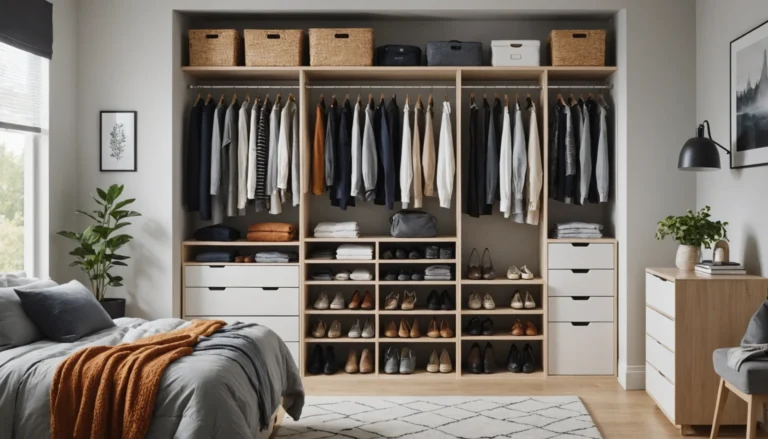 idées de rangement pour petite armoire