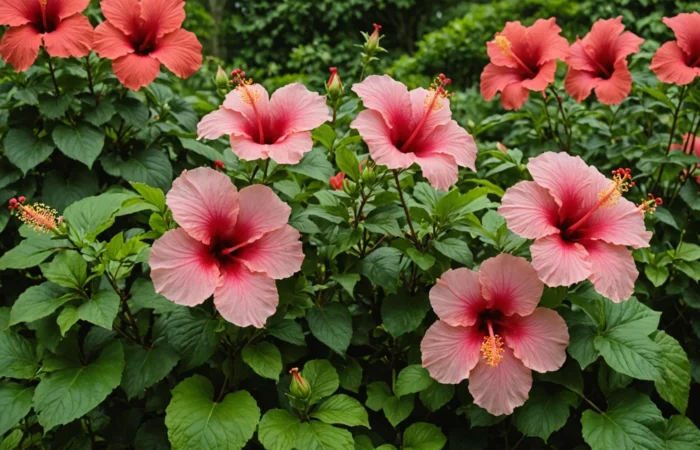 fleur avec grande fleur